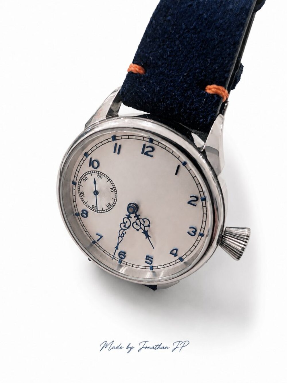 Custom Hand-Assembled 42.5mm Mechanical Watch – Made by Jonathan JP – Boxed - Picture 2 of 5